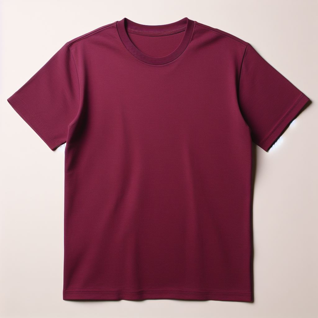 Round Neck T-Shirt Cotton UNISEX - Solid Half Sleeve