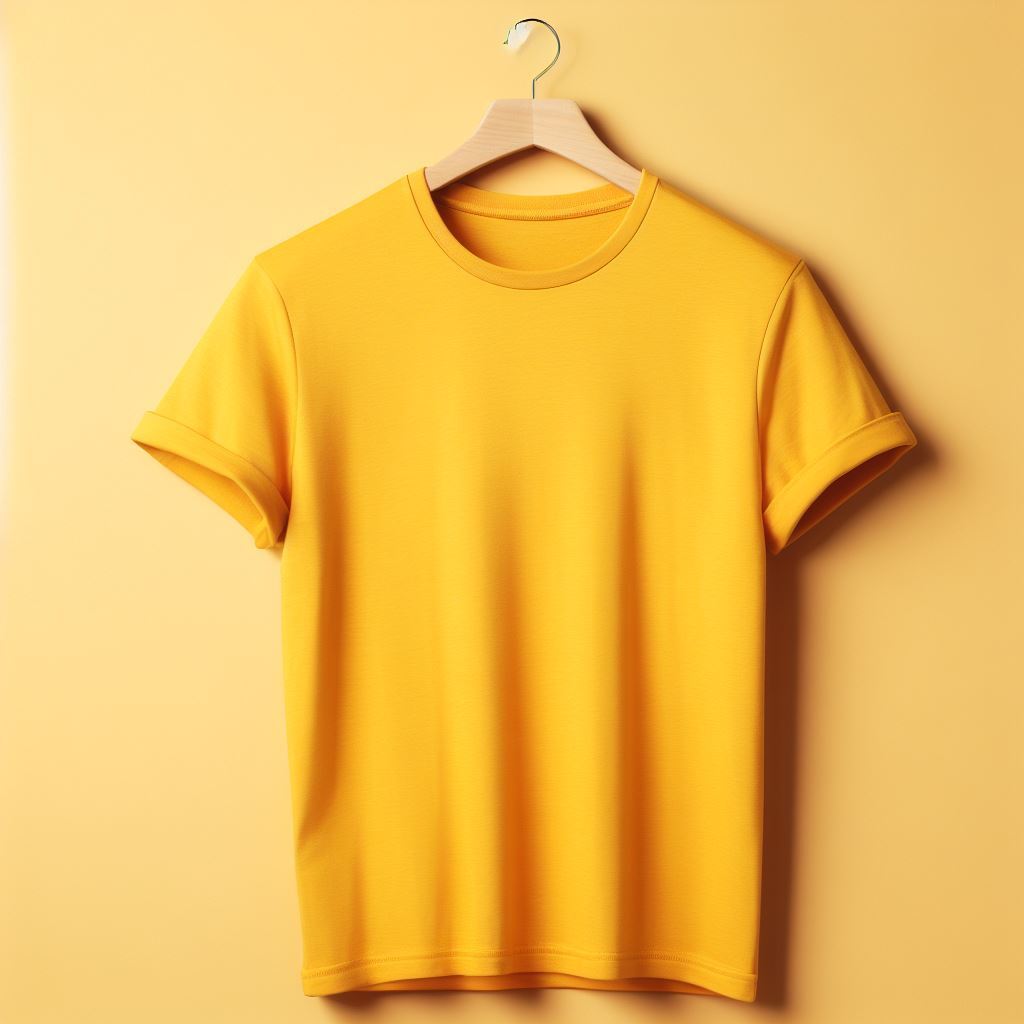 Round Neck T-Shirt Cotton UNISEX - Solid Half Sleeve